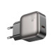 Мережевий зарядний пристрій BOROFONE BAS53A Absolute single-port PD20W charger (EU) Black (6941991116179)