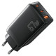 Мережевий зарядний пристрій ESSAGER DIANYUN 67W GaN travel charger 2C+A black (ECTAC-DYB01-Z)