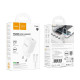 Мережевий зарядний пристрій HOCO C146A Charm single port PD20W charger set (C to C) (EU) White (6942007630269)