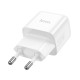 Мережевий зарядний пристрій HOCO N32 Glory PD30W single port charger (EU) White (6931474789914)