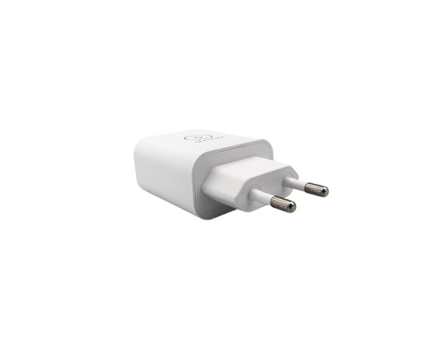 Мережевий зарядний пристрій WUW-C172 20W PD USB-C + USB QC3.0 18W white (c172W)