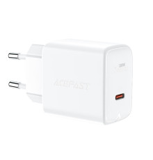 Мережевий зарядний пристрій ACEFAST A21 30W GaN single USB-C charger White (AFA21W)