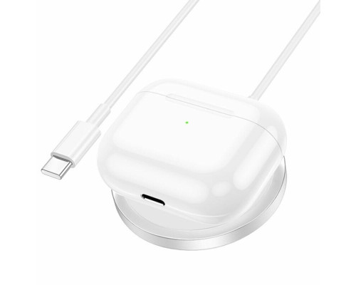 Бездротовий зарядний пристрій HOCO CW47 Original series 15W magnetic wireless fast charger White (6931474795076)