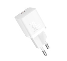 Мережевий зарядний пристрій Baseus GaN5 Fast Charger(mini) 1C 30W EU White (CCGN070502)