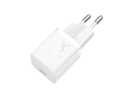 Мережевий зарядний пристрій Baseus GaN5 Fast Charger(mini) 1C 30W EU White (CCGN070502)