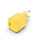 Зарядний пристрій Vention 1-port USB-C GaN Charger(30W) EU-Plug Yellow (FAKY0-EU) (FAKY0-EU)