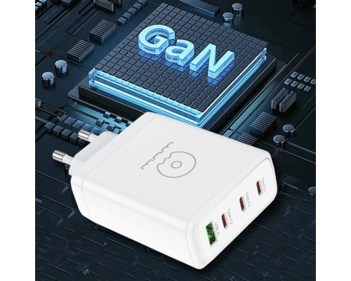 Зарядний пристрій WUW-C158 1USB 3Type-C PD100W white (WUW-C158)