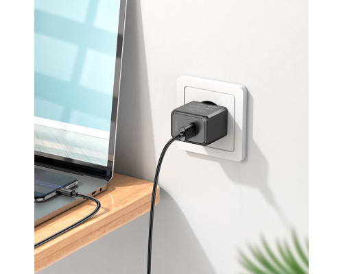 Мережевий зарядний пристрій HOCO CS11A Ocean single port charger Black (6942007603546)