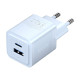 Зарядний пристрій Vention 2-Port USB (C + A) GaN Charger (30W/30W) EU-Plug Blue (FEQL0-EU)