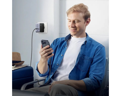 Мережевий зарядний пристрій UGREEN Nexode S 100W 4-Port GaN Fast Charger EU (UGR-35043)