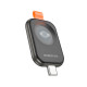 Бездротовий зарядний пристрій BOROFONE BQ25A Wireless charger for iWatch metal Gray (6941991115127)