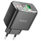 Мережевий зарядний пристрій HOCO CS42A Smart PD30W+QC3.0 charger (EU) Black (6942007620765)