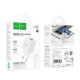 Мережевий зарядний пристрій HOCO C147A Charm PD20W+QC3.0 charger set (C to iP)(EU) White (6942007630283)