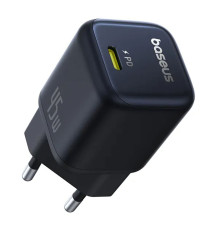Мережевий зарядник пристрій Baseus PicoGo GaN Fast Charger 1C 45W EU Cosmic Black (P10176800123-00)