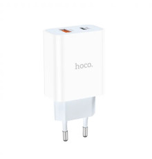 Мережевий зарядний пристрій HOCO C97A PD20W+QC3.0 charger White (6931474766076)
