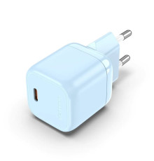 Зарядний пристрій Vention 1-port USB-C GaN Charger(30W) EU-Plug Blue (FAKL0-EU) (FAKL0-EU)