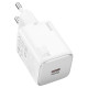 Мережевий зарядний пристрій HOCO N40 Mighty single port PD20W charger White (6942007616973)