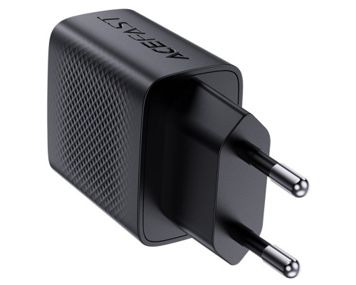 Мережевий зарядний пристрій ACEFAST A82 PD20W GaN single USB-C charger Black (6974316283232)