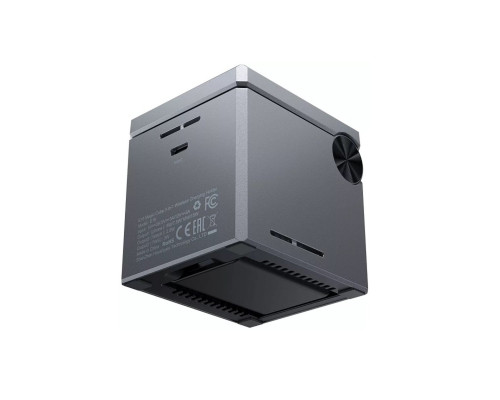 Бездротовий зарядний пристрій ACEFAST E18 Rubik's Cube 3-in-1 wireless charging holder Metal Gray (6974316282884)