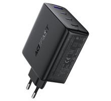 Мережевий зарядний пристрій ACEFAST A94 PD100W GaN (3*USB-C+USB-A) charger Black (6974316283133)