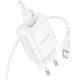 Мережевий зарядний пристрій BOROFONE BA82A Platinum single port PD25W charger set(C to C)(EU) White (6941991112270)
