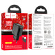 Мережевий зарядний пристрій HOCO CS21A Rich single port QC3.0 charger set (Type-C)(EU) Black (6942007609906)