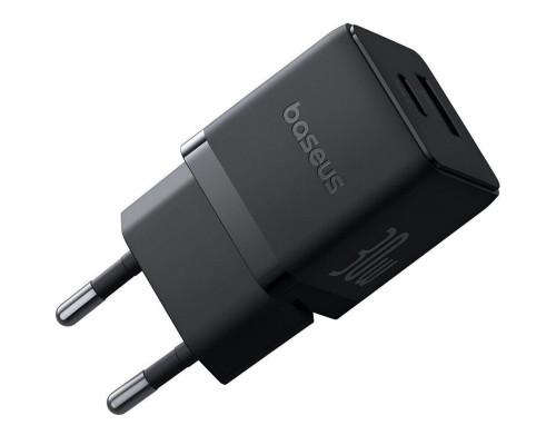 Мережевий зарядний пристрій Baseus Palm Fast Charger C+U 30W EU Cluster Black (P1011160A113-00)