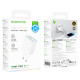 Мережевий зарядний пристрій BOROFONE BA89A Destello PD30W+QC3.0 charger (EU) White (6941991119361)