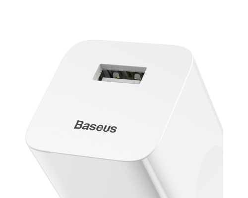 Мережевий зарядний пристрій Baseus Home Charger 1USB QC3.0 12V/2A White (CCALL-BX02)