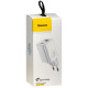 Мережевий зарядний пристрій Baseus Home Charger 1USB QC3.0 12V/2A White (CCALL-BX02)