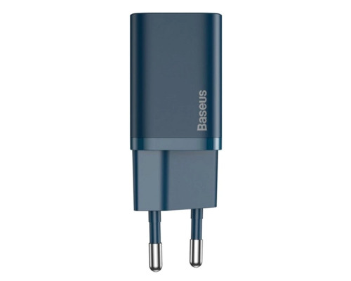 Мережевий зарядний пристрій Baseus Super Si Quick Charger 1C 20W EU Blue (CCSUP-B03)
