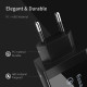 Мережевий зарядний пристрій Essager Fangbo QC3.0 3U (QC+Dual 2.4A) Charging Head black (ECTQC3-FBB01 (ECTQC3-FBB01)