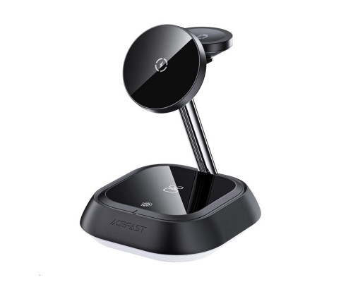 Бездротовий зарядний пристрій ACEFAST E16 desktop 3-in-1 wireless charging holder Black (AFE16B)