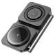 Бездротовий зарядний пристрій HOCO CQ10 Consuelo folding 3-in-1 wireless fast charger Black (6942007618359)