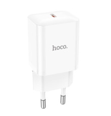 Мережевий зарядний пристрій HOCO N27 Innovative single port PD20W charger White (6931474783455)