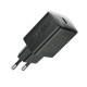 Мережевий зарядний пристрій ACEFAST A104 PD25W GaN single USB-C charger Black (6974316283355)