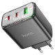 Мережевий зарядний пристрій HOCO CS44A Smart PD65W(2C1A) charger(EU) Black (6942007620864)