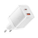 Зарядний пристрій ESSAGER EZCT70 Gan 1USB 1T-C 70W white (EZCT70-YQB02-Z)