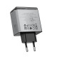 Мережевий зарядний пристрій BOROFONE BN22 Lena PD65W(2C1A) charger(EU) Metal Gray (6941991114601)
