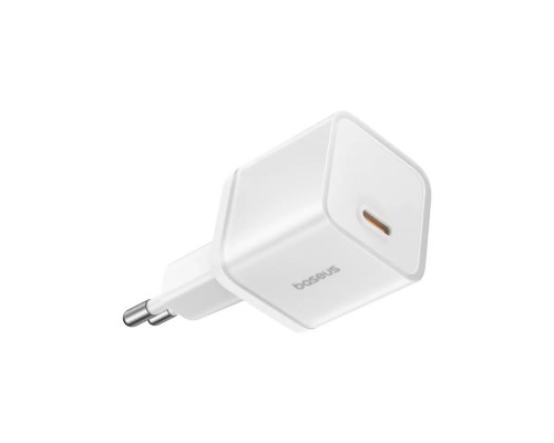 Мережевий зарядний пристрій Baseus GaN5S Fast Charger 1C 30W EU Moon White (P10162504213-00)