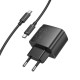 Мережевий зарядний пристрій HOCO CS61A Bright PD30W+QC3.0 charger set (C to C)(EU) Black (6942007638449)