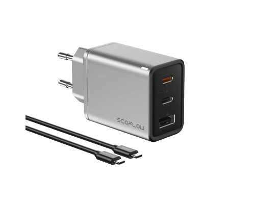 Мережевий зарядний пристрій EcoFlow RAPID 65W GaN Charger with 100W Cable (EFA-65W-GAN-CHARGER-EU)
