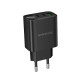Мережевий зарядний пристрій BOROFONE BA98A Ilustre PD30W (2C1A) charger with digital display (EU) Black (6941991120510)
