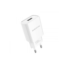 Мережевий зарядний пристрій BOROFONE BA20A Sharp single port charger set(Type-C) 10.5W White (BA20ACW)