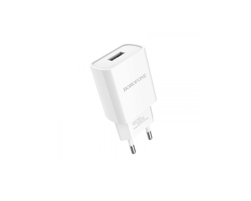 Мережевий зарядний пристрій BOROFONE BA20A Sharp single port charger set(Type-C) 10.5W White (BA20ACW)