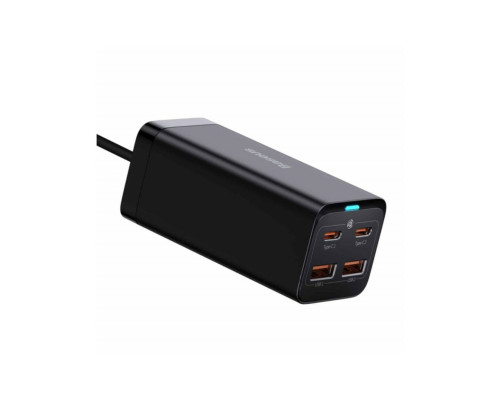 Мережевий зарядний пристрій Baseus GaN3 Pro Desktop Fast Charger 2U+2C 100W EU Black (CCGP000101)