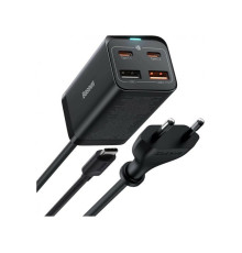 Мережевий зарядний пристрій Baseus GaN3 Pro Desktop Fast Charger 2U+2C 100W EU Black (CCGP000101)