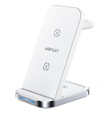 Бездротовий зарядний пристрій ACEFAST E15 desktop 3-in-1 wireless charging stand White (AFE15W)