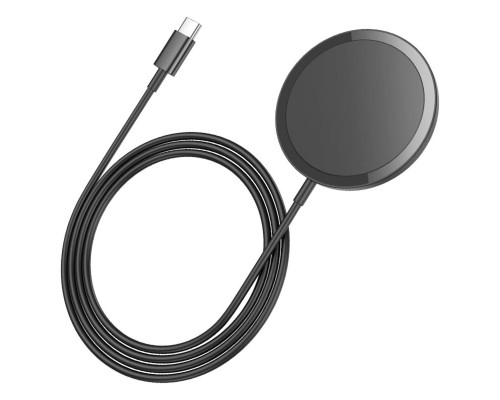Бездротовий зарядний пристрій HOCO CW52 Enjoy magnetic wireless fast charging Black (6942007611367)