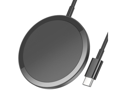 Бездротовий зарядний пристрій HOCO CW52 Enjoy magnetic wireless fast charging Black (6942007611367)